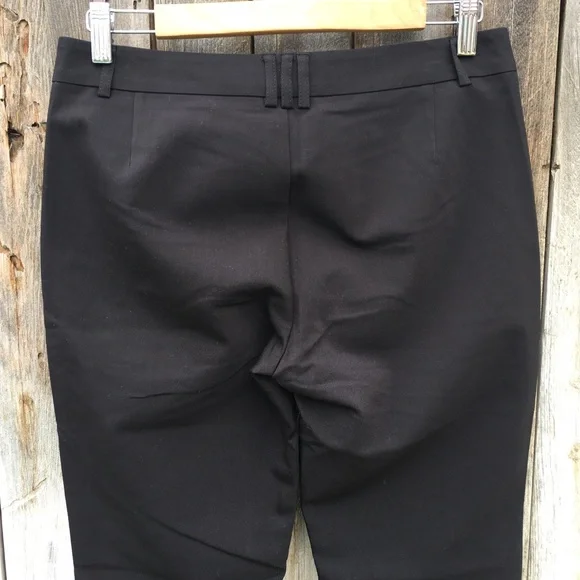 NWT Anine Bing Straight Leg Pant Cotton Stretch Black S - Picture 11 of 15